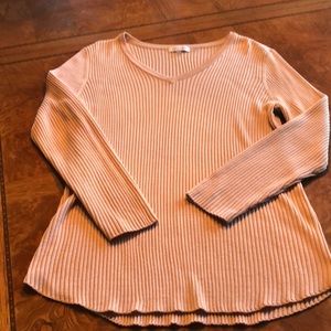 Blush color, Calvin Klein V-Neck Sweater